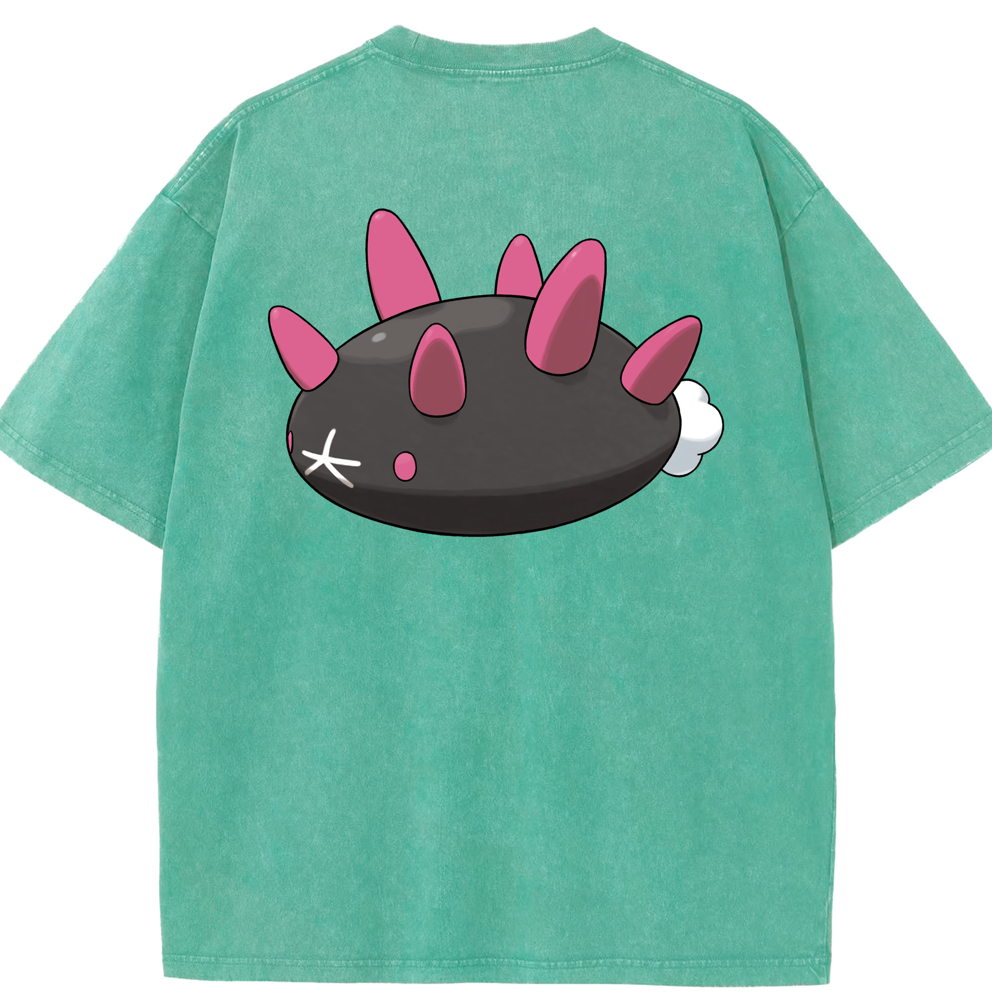 （画像用） ポケットモンスター Pokémon 綿100% ヴィンテージ風 半袖Tシャツ（背面プリント）